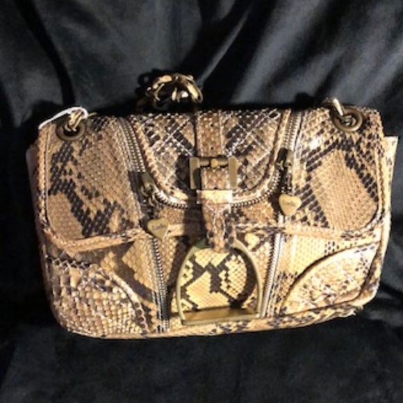 Authentic PYTHON bag by Luella - Picture 1 of 7